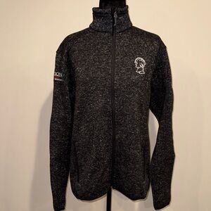 Jefferson’s Bourbon Black Full-Zip Jacket sz M